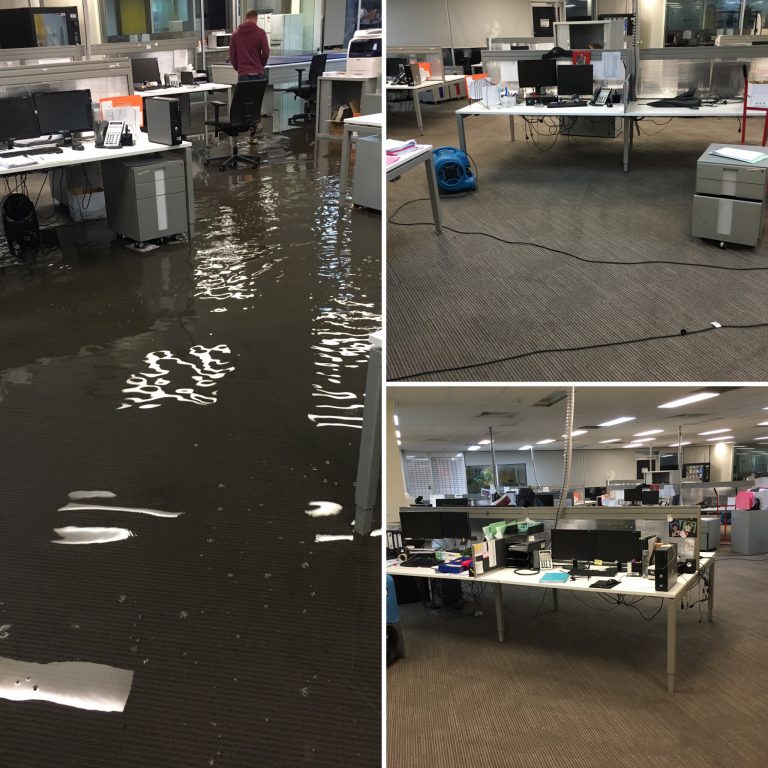 Flood Restoration Before and After