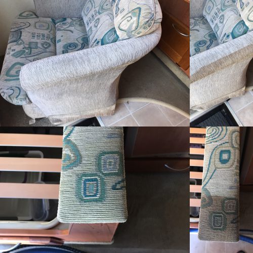 Fabric and Upholstery Cleaning Before and After